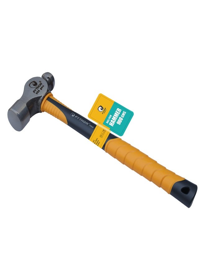 Python Pro Ball Pein/Peen Hammer Indestructible Fiberglass Handle (900 GMS / 13" (330 MM)) - Image 3